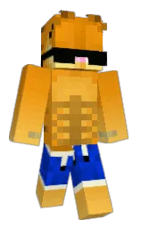 On1yLumber's Minecraft skin wearing the Menace cape