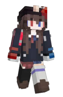 Front of Dxstor's skin