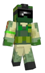 RandmGuy's Minecraft skin wearing the Migrator cape