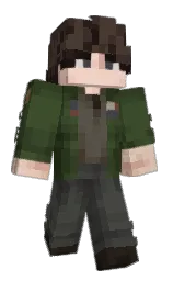 woodland and green kelp Minecraft skin — Classic model
