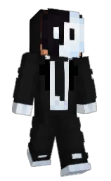 JustBellow's Minecraft skin wearing the Founder's cape