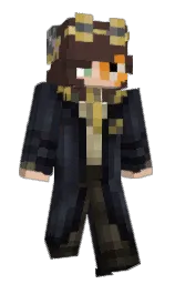 shark and woody brown Minecraft skin — Slim model — first worn by zurelia