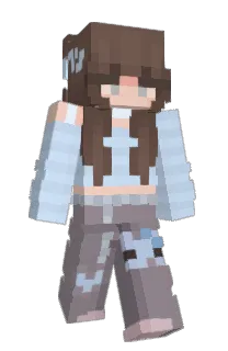 Front of PaintedPridee's skin