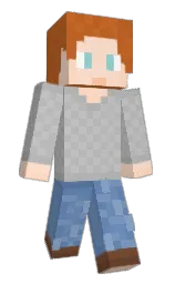 piper and silver Minecraft skin — Slim model — first worn by LogieeBear456