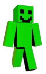 green and bright green Minecraft skin — Classic model