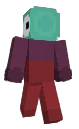 black and crown of thorns Minecraft skin — Classic model — first worn by Wereb34r