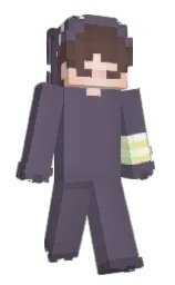 Biuux's Minecraft skin wearing the Pan cape