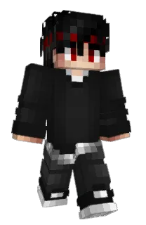 Front of Huxy's skin