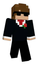 justinfrr2's Minecraft skin wearing the Zombie Horse cape