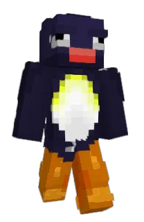 Front of xyQr's skin