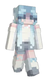 Skylee's Minecraft skin wearing the Minecraft Experience cape