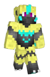 Front of Bluverny's skin