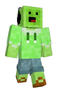 Front of LimeLlama's skin