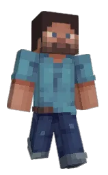 cocoa brown and black Minecraft skin — Classic model — first worn by choco_mintt_