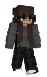cocoa brown and tundora Minecraft skin — Slim model — first worn by eleonori