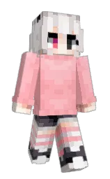 MSPeko's Minecraft skin wearing the Pan cape