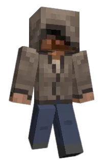Front of CashewEater's skin