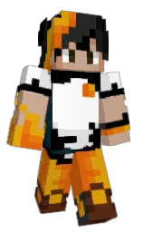 black and sorrell brown Minecraft skin — Slim model — first worn by Alexander_Spelar