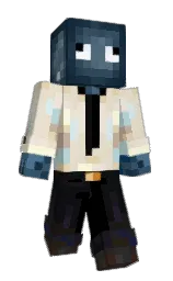 white rock and woodsmoke Minecraft skin — Slim model — first worn by Bussola