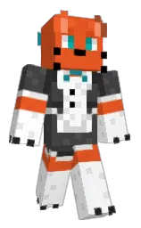 white and flamingo Minecraft skin — Classic model