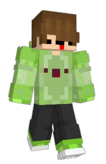 Front of Gr7n's skin