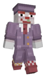 black and silver rust Minecraft skin — Classic model — first worn by 555warehouse