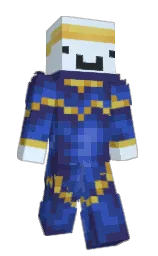 rhino and sapphire Minecraft skin — Slim model — first worn by F3rNasty