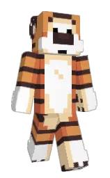 celly's Minecraft skin wearing the 15th Anniversary cape