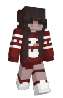 Front of Voiidless's skin