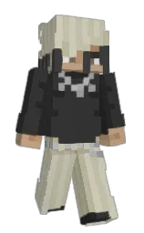 mine shaft and foggy gray Minecraft skin — Slim model
