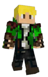 Finoljane's Minecraft skin wearing the Mojang Office cape
