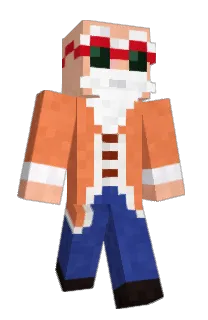 Front of bete's skin