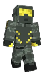 cod gray and lunar green Minecraft skin — Classic model — first worn by Bogdan210