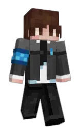 mine shaft and metallic bronze Minecraft skin — Slim model — first worn by Kit3a