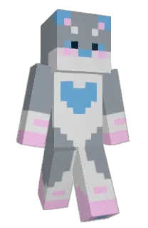 Front of IcyHeart's skin