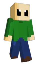 black and forest green Minecraft skin — Classic model