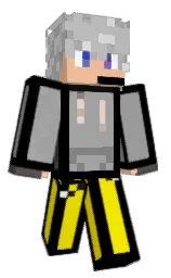 black and turbo Minecraft skin — Classic model