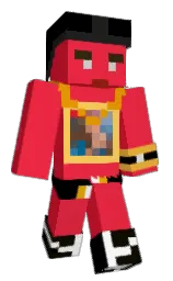 wolheo's Minecraft skin wearing the Twisted cape