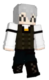 diesel and silver Minecraft skin — Classic model — first worn by OCTOPUS605