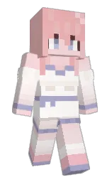 azalea and bianca Minecraft skin — Slim model — first worn by squishist