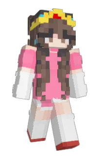 Front of prjncess's skin