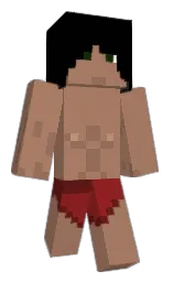 sandal and black Minecraft skin — Classic model — first worn by IMowgliI