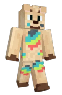 Front of KobiHema's skin