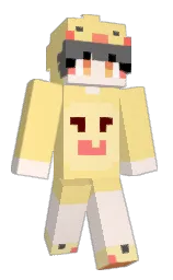 cream brulee and seashell peach Minecraft skin — Slim model — first worn by _Liars_
