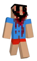 TERRORDEMONSCRIZ's Minecraft skin wearing the MineCon 2015 cape