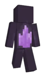 blackcurrant and voodoo Minecraft skin — Classic model — first worn by dtk6