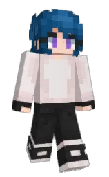 wafer and cod gray Minecraft skin — Slim model — first worn by Tacotahn