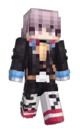 thunder and baltic sea Minecraft skin — Slim model