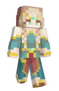 Front of DemianGoat's skin