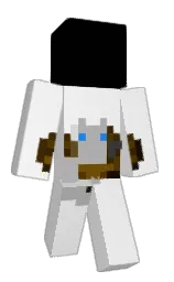 concrete and silver chalice Minecraft skin — Classic model — first worn by PeakDisc2881